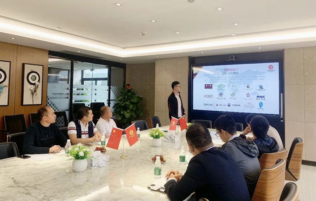 華潤置地（東莞）有限公司領(lǐng)導蒞臨我司考察指導！