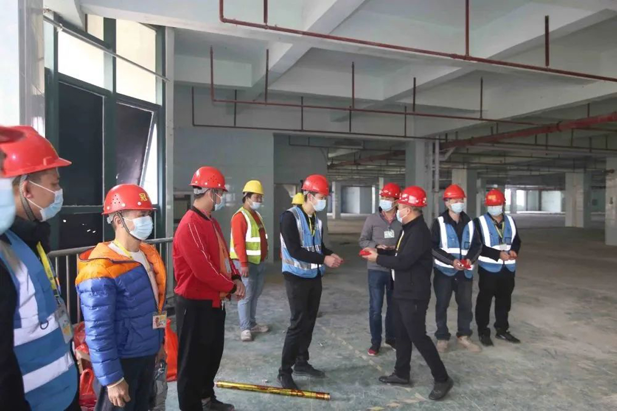 伯恩光學(xué)A1辦公樓裝修裝飾工程開工大吉！